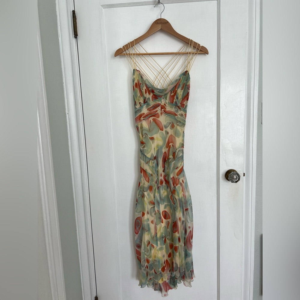 Diane von Furstenberg silk mermaid cocktail dress